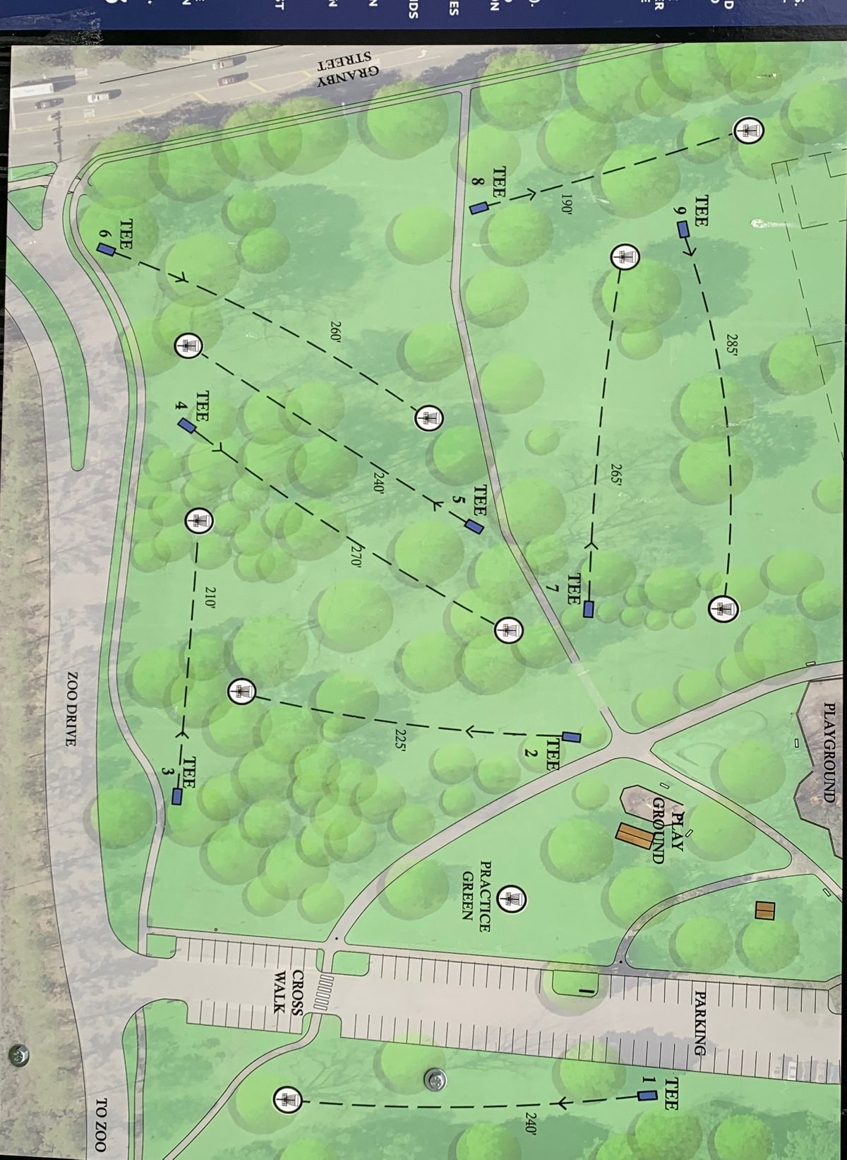 Course layout