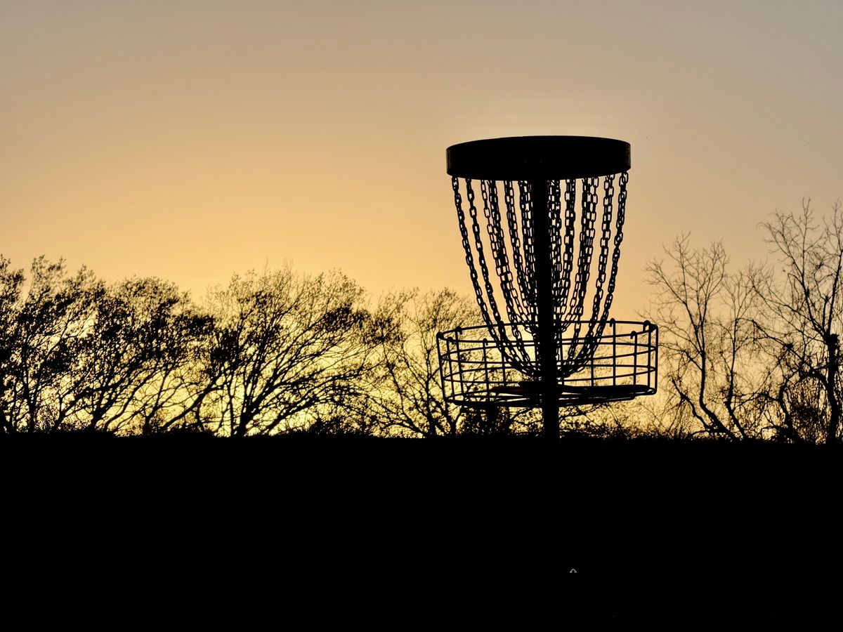Hole 2 blacks at sunset