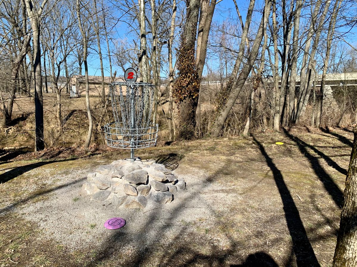Basket for #2 next to creek.