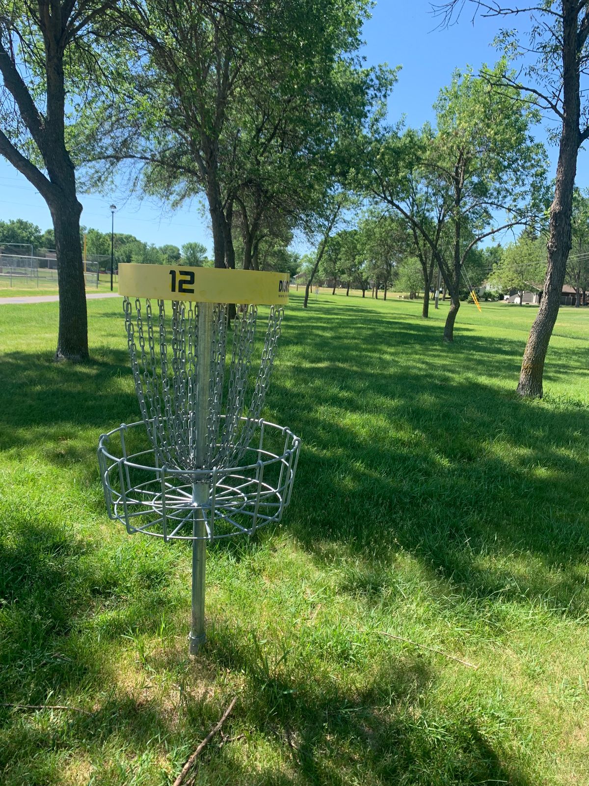 View looking back towards hole 12 teepad.
