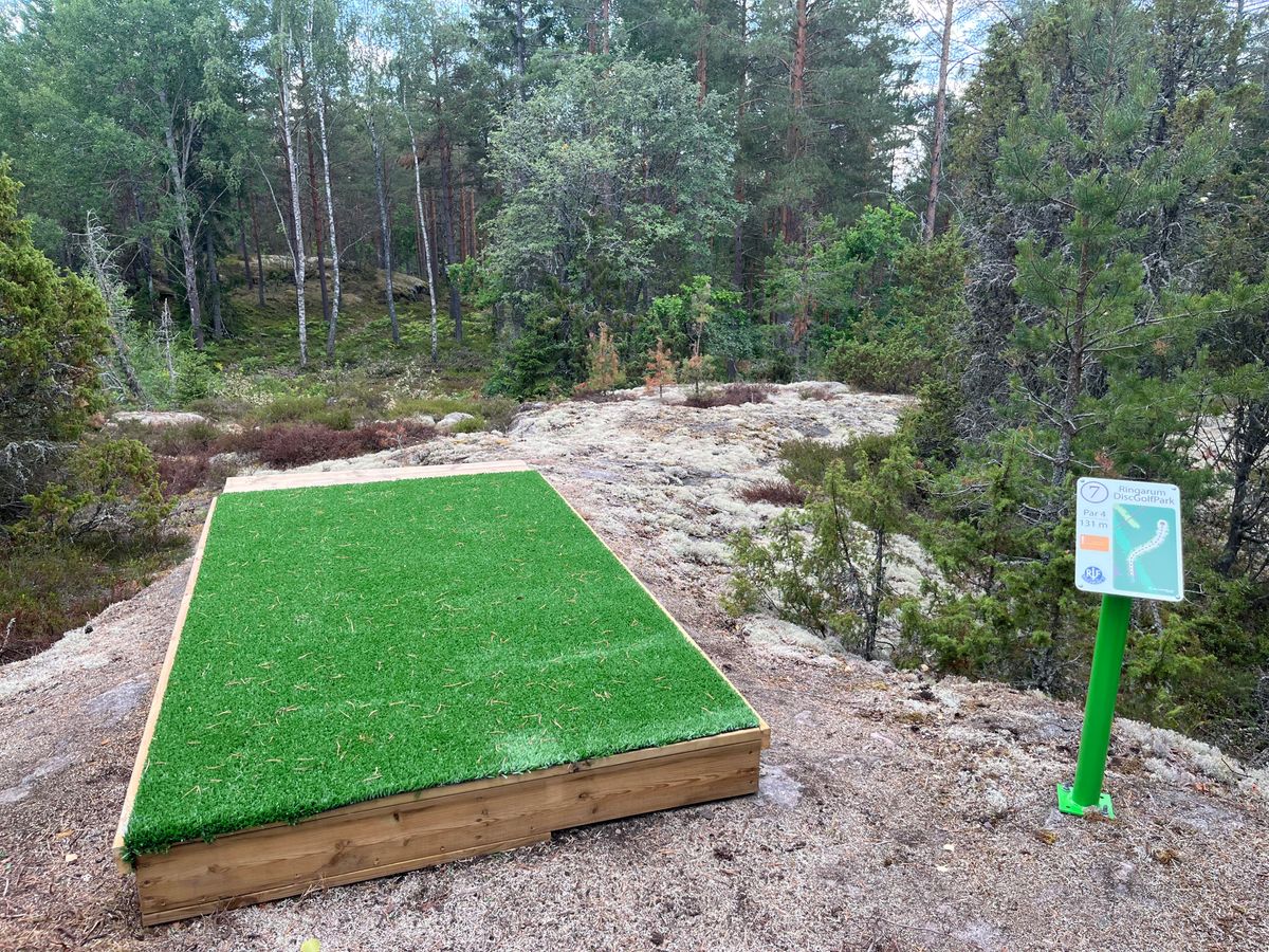 Hål 7. Fint utkast.