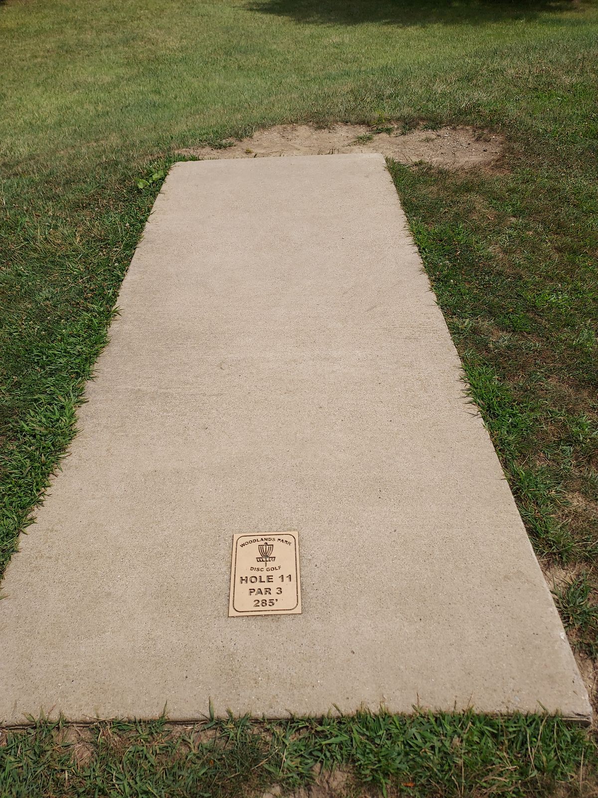 Hole 11 tee