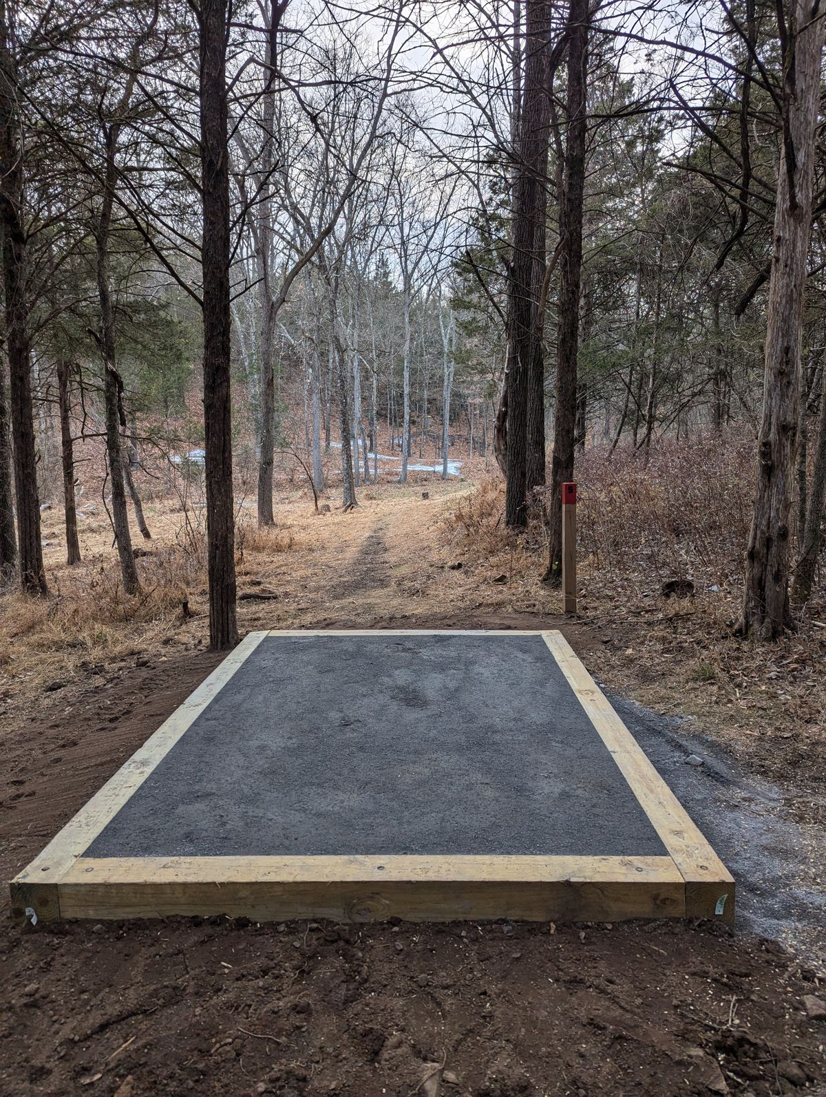 Hole 5 new teepad Dec 2024