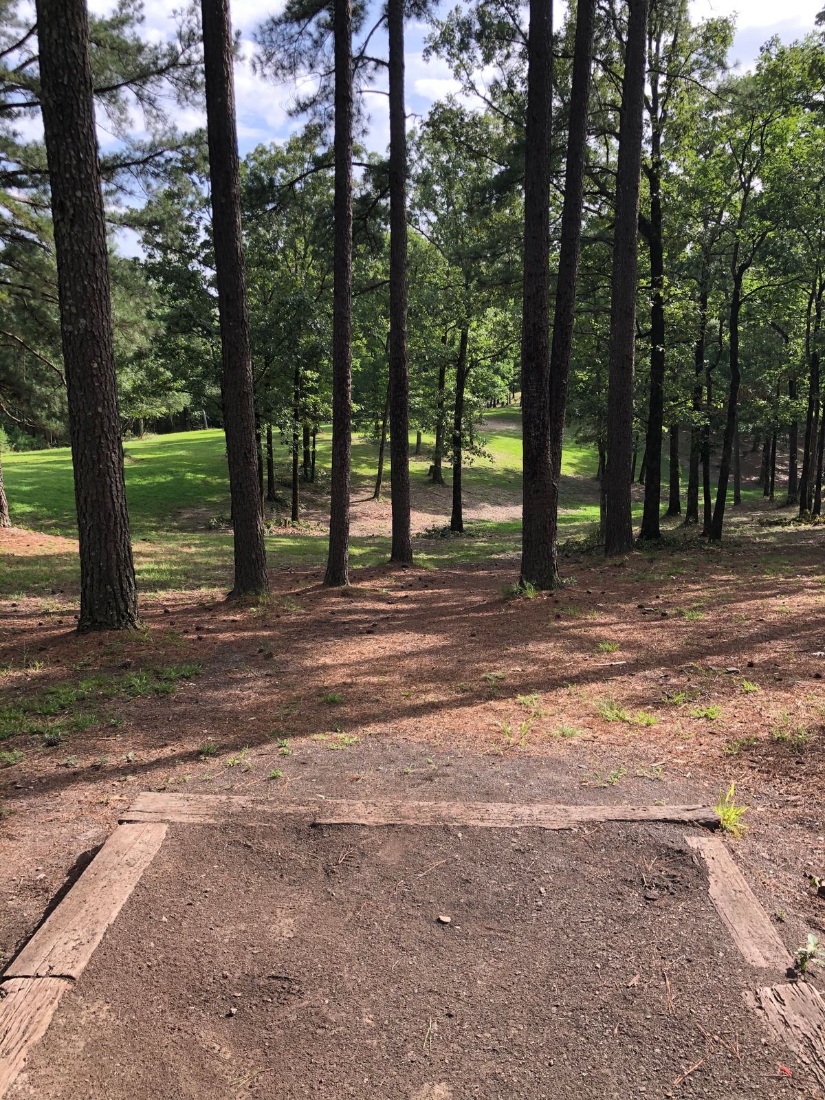 View from tee on hole one