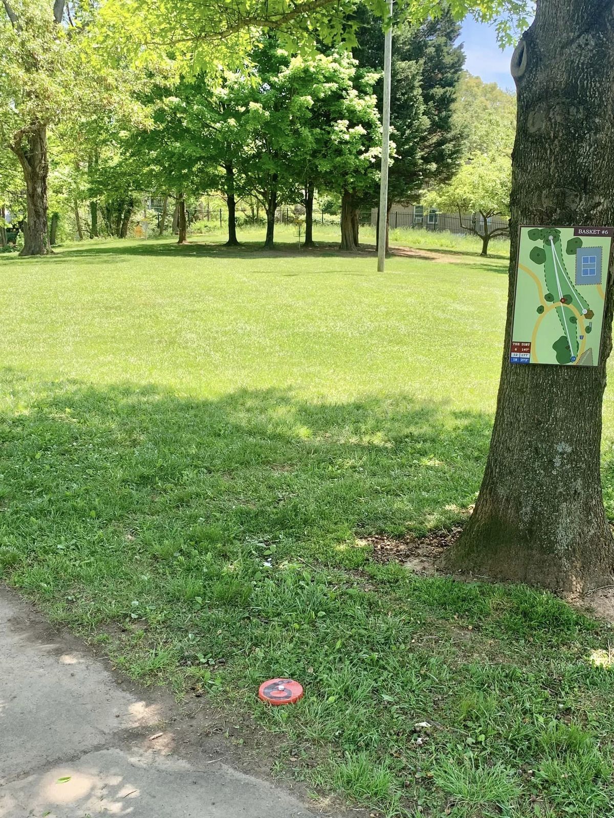 Hole 6 (red marker)