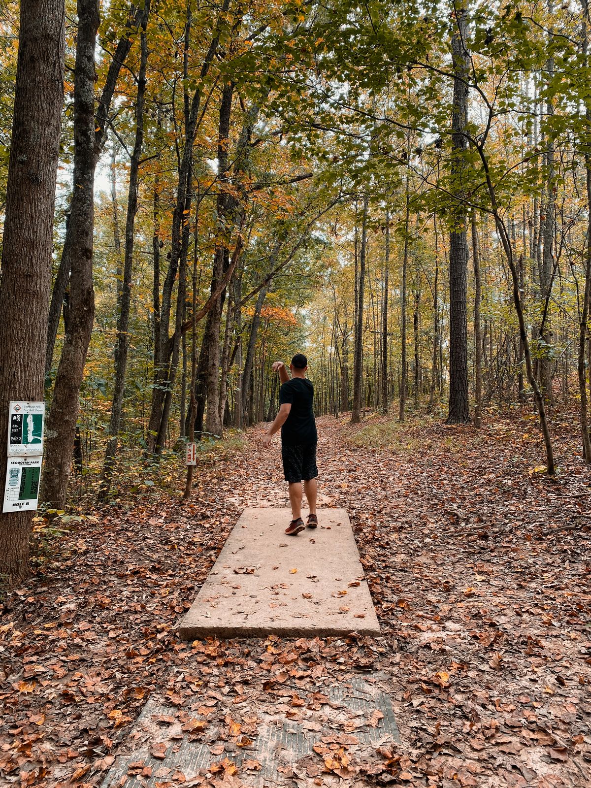 Hole 8 - straight shot.