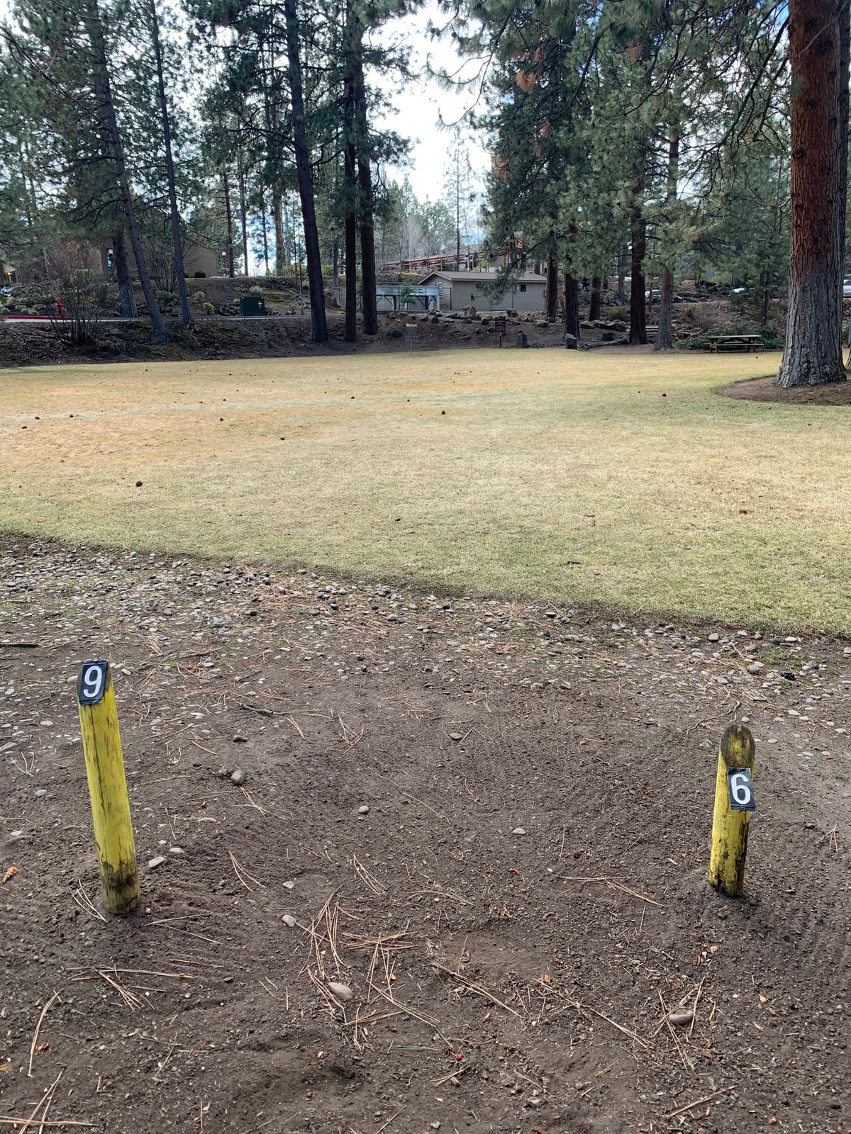 Tee for hole #9.