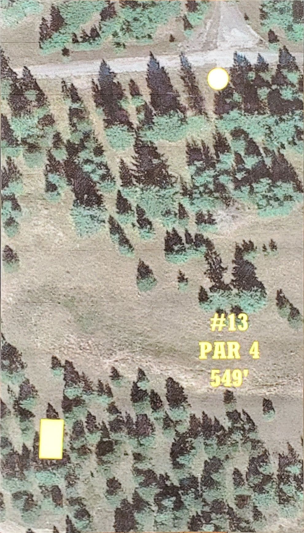 Tee sign hole 13