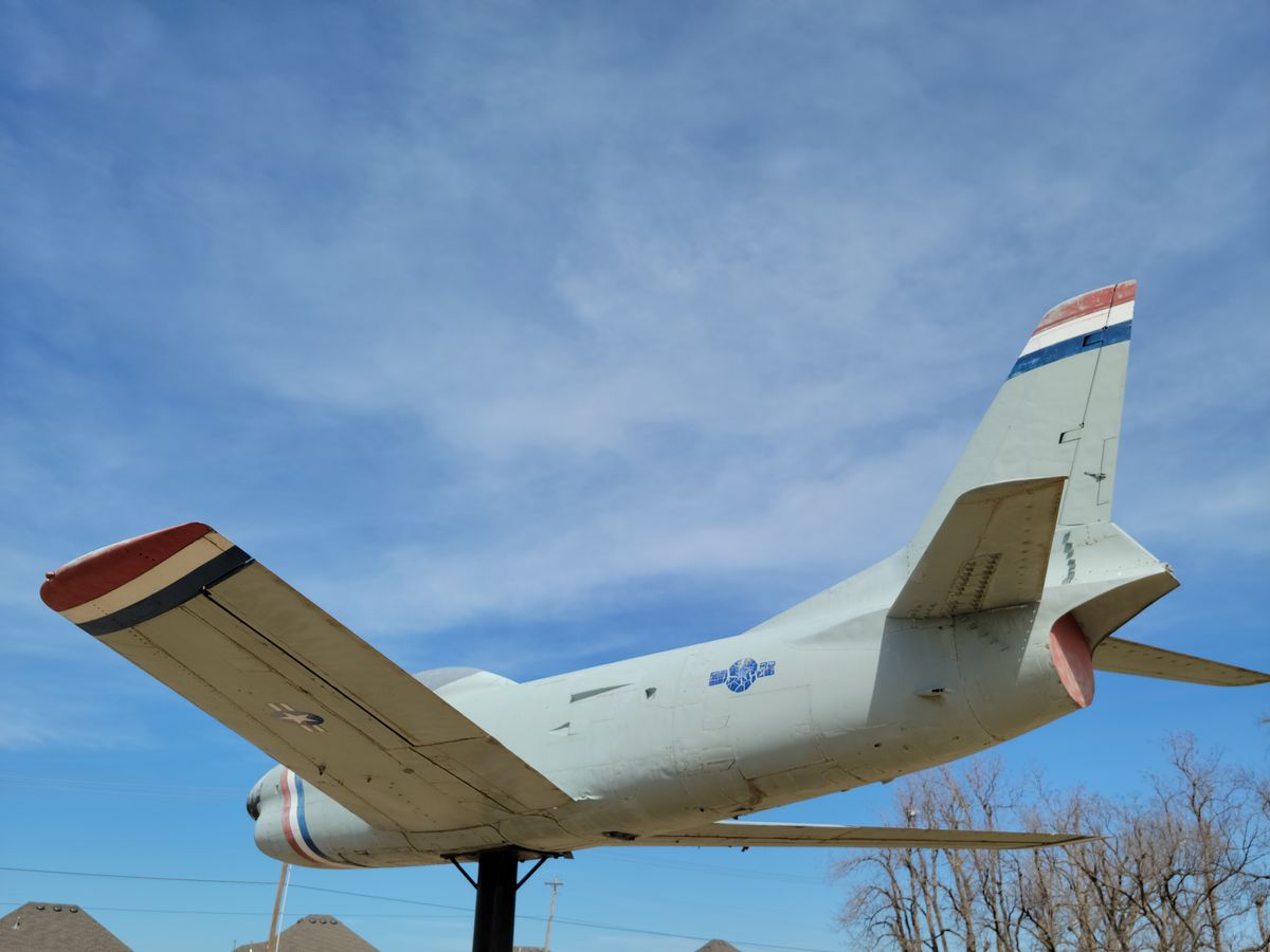 Careful, the planes fly low out here...lol