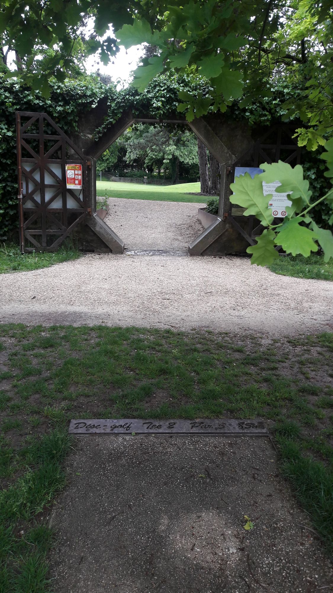 Hole 2.
The basket is also used for holes 4 and 12