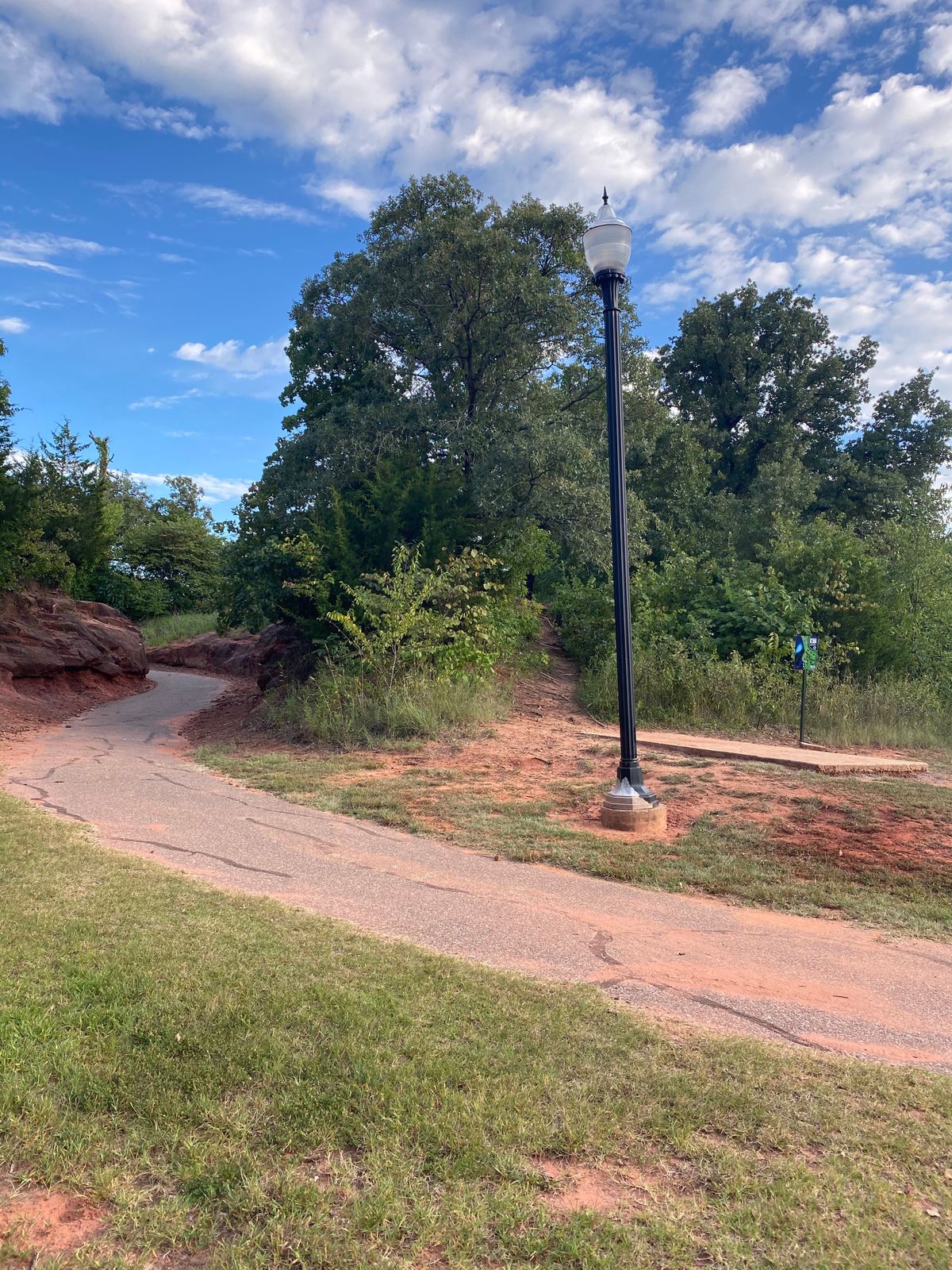 Cool walking trail throughout the park.