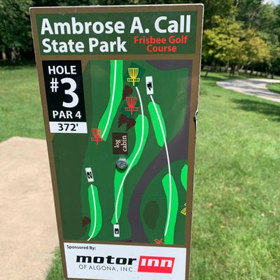 Hole 3 Tee Sign