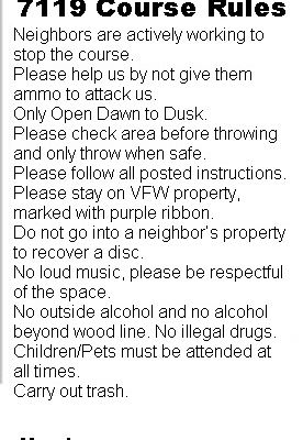 Course Rules