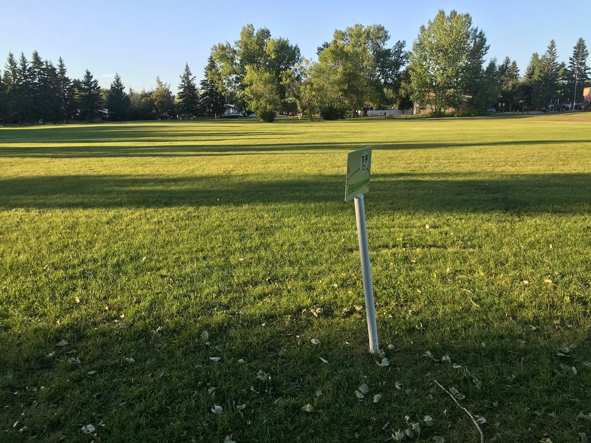 Hole 9 tee pad