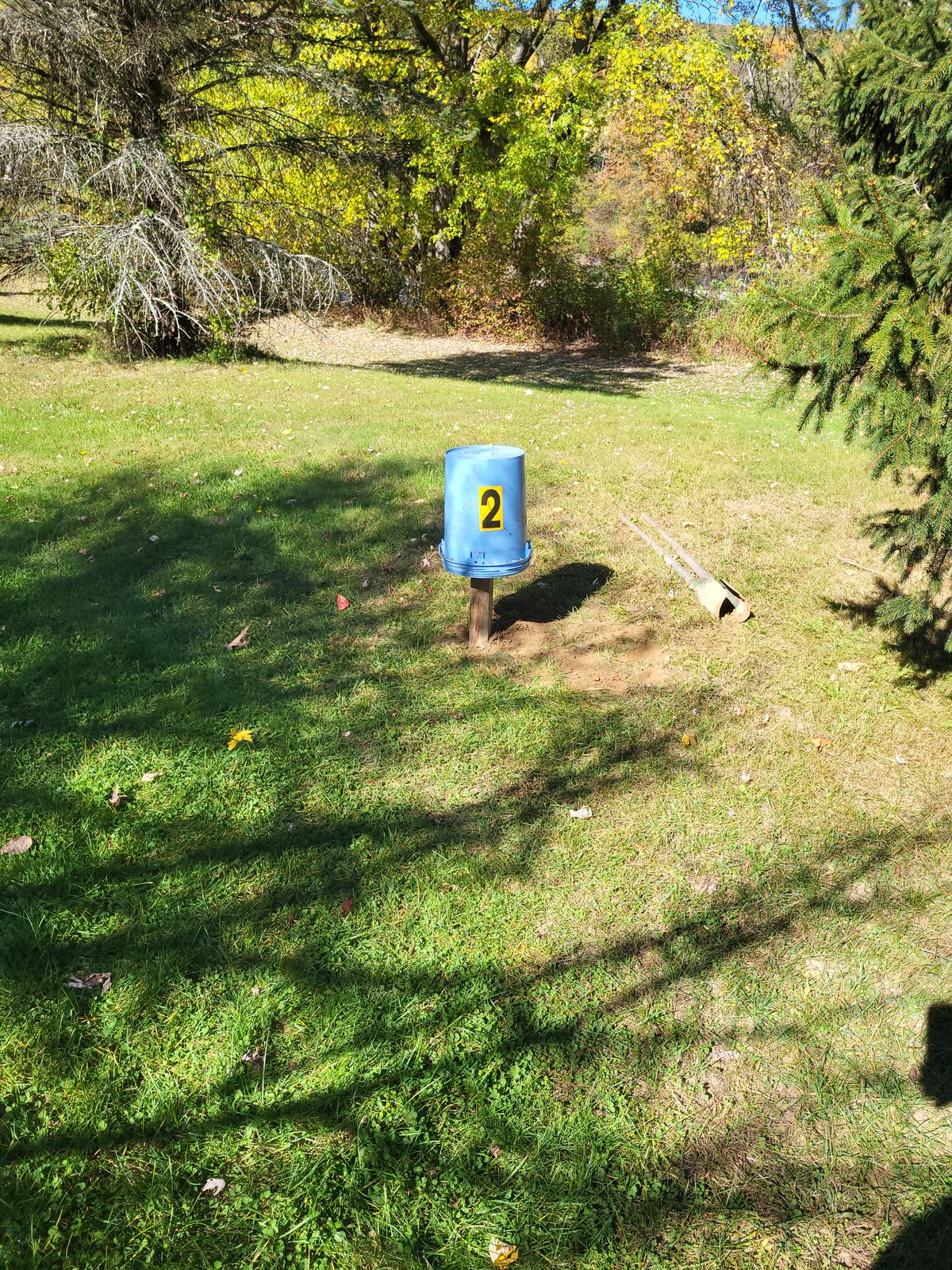 Hole 2 target