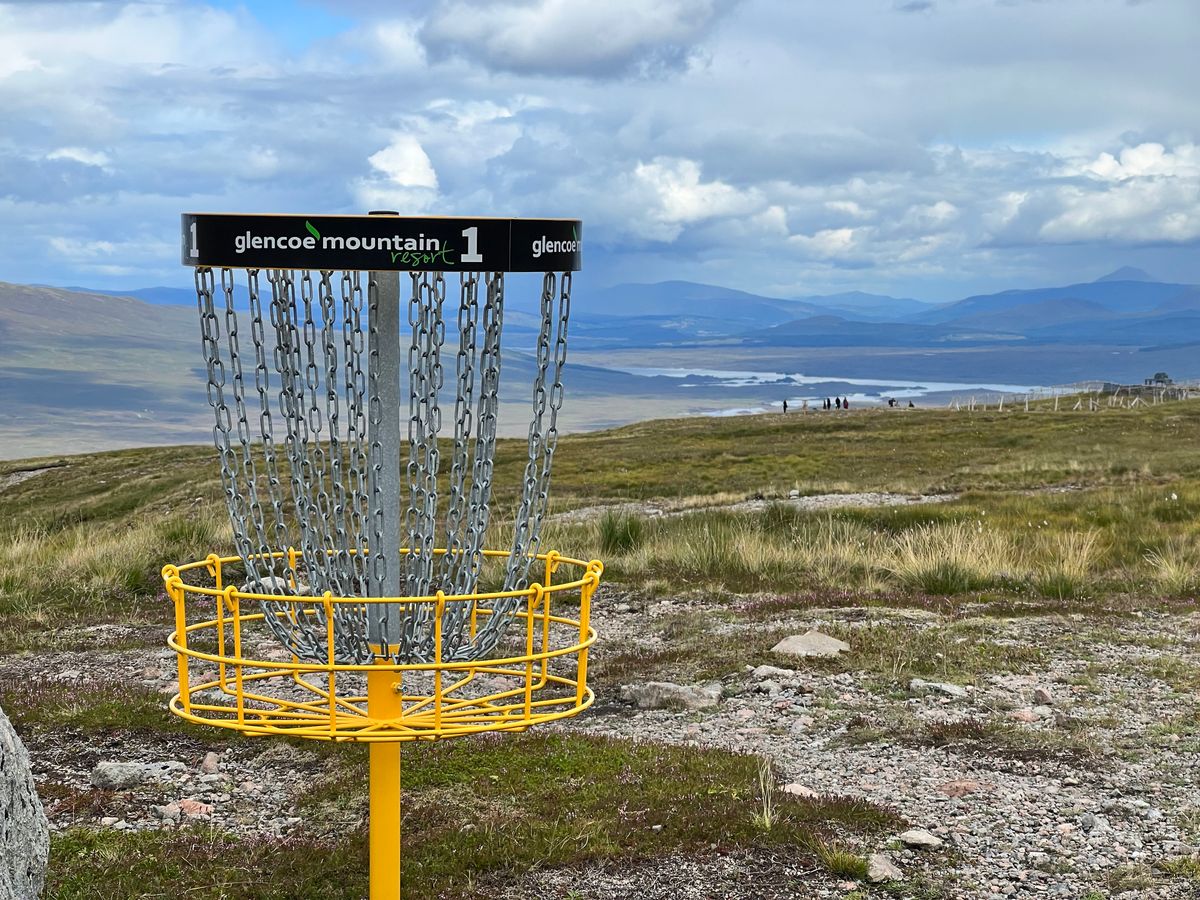 View from hole 1’s basket