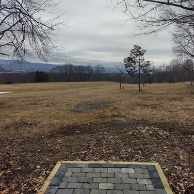 a long hole down the hill