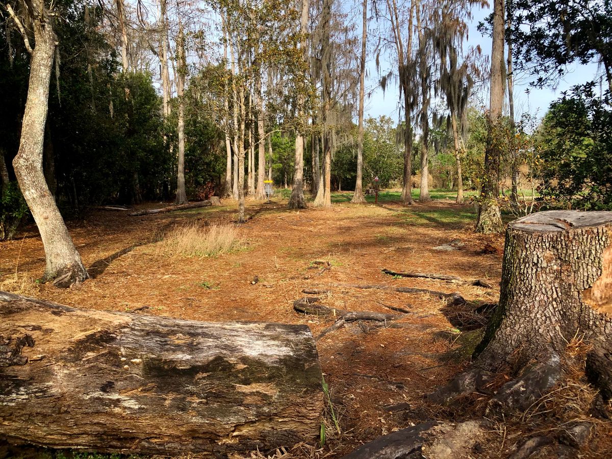 Hole 9 mid-fairway