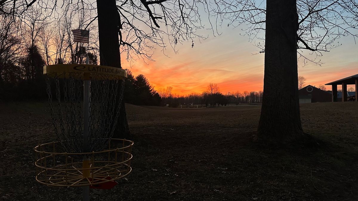 Hole 4 looking back at Tee - Gotta make it through the trees otherwise it’s to the drop zone!!!