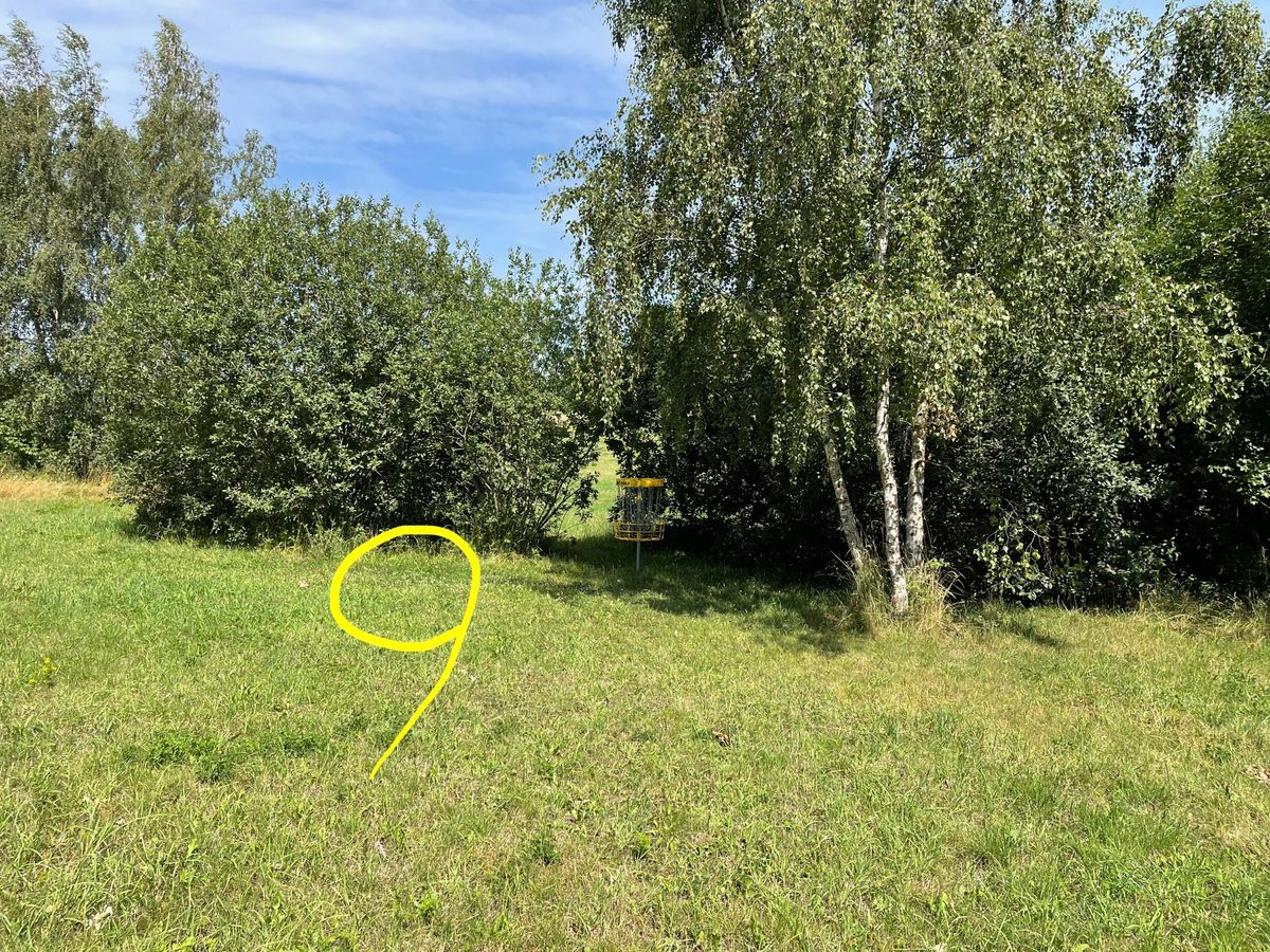 The course as it looks in 2023: Basket 9