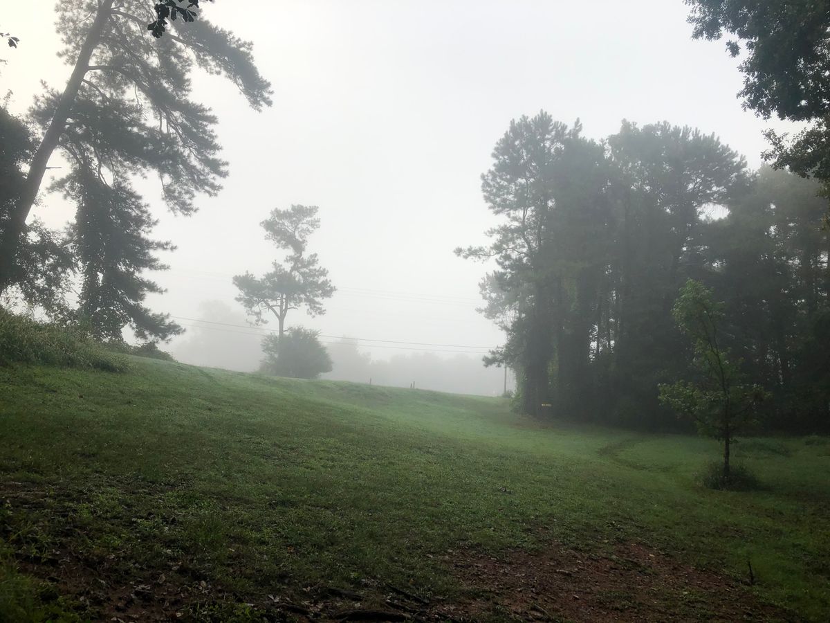 Misty morning on hole #3