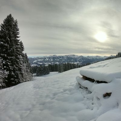 Winter snow on Summer Tee 9