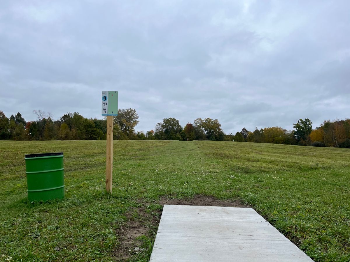 Hole 9 up hill