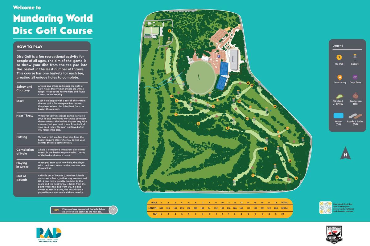 Course Map New Black Layout