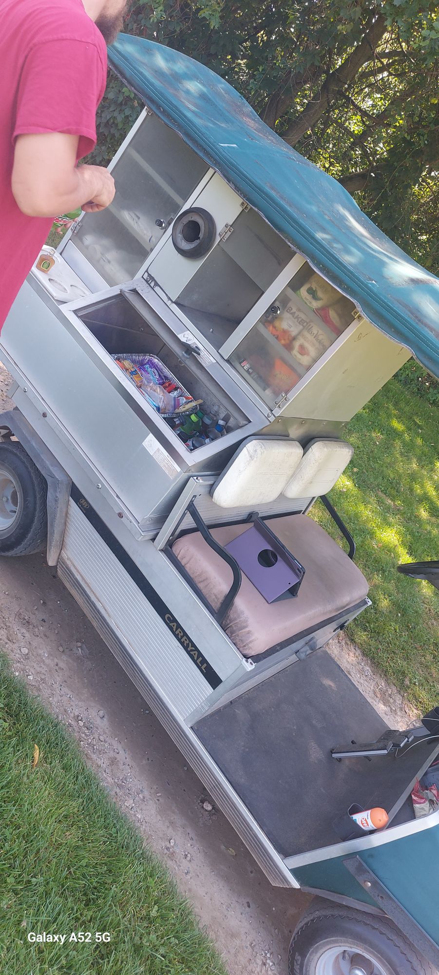 The Party Wagon 
Shots, seltzer,chips,energy drinks,pop and Gatorade.
Very nice lady !