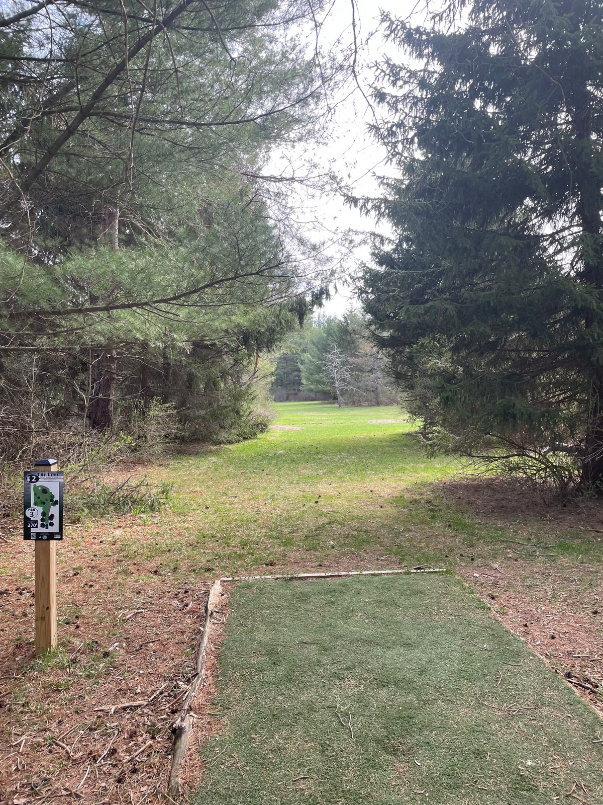 Hole 2 Blue (Long) tee. 