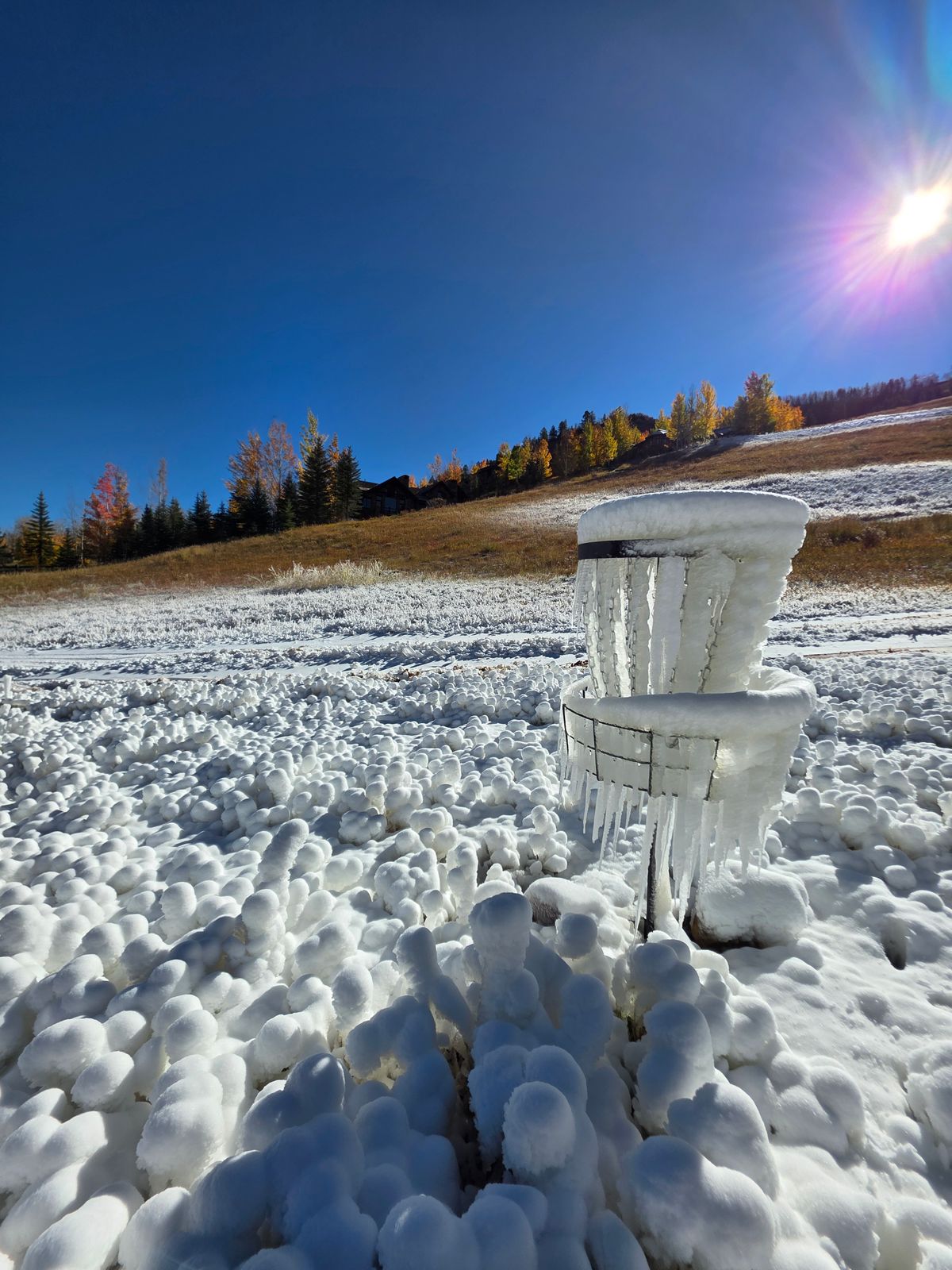 Closed for the season, we're making snow!