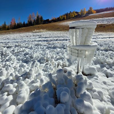 Closed for the season, we're making snow!