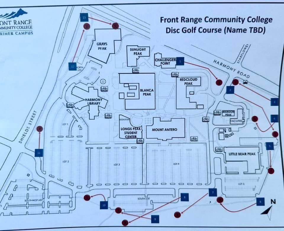 Course Map - holes 2-4 and 8 have been changed so map is no longer fully accurate