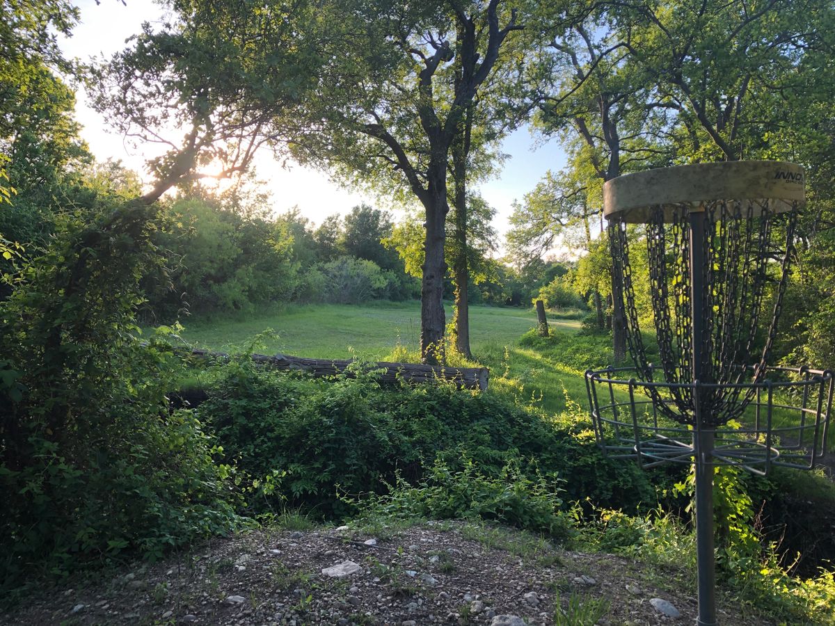 Bit of an island. Back down 10’s fairway.