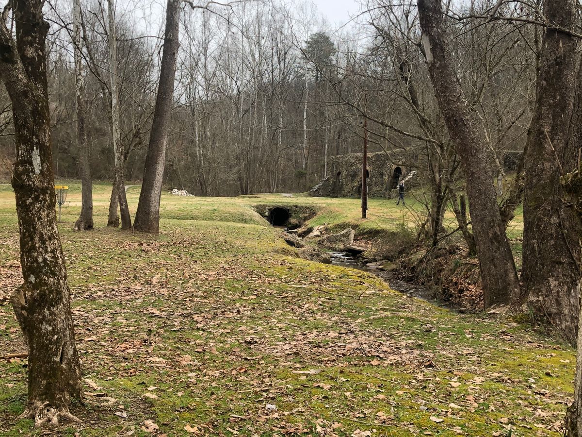 Looking towards the basket of Hole 18 (OG / Old Course)