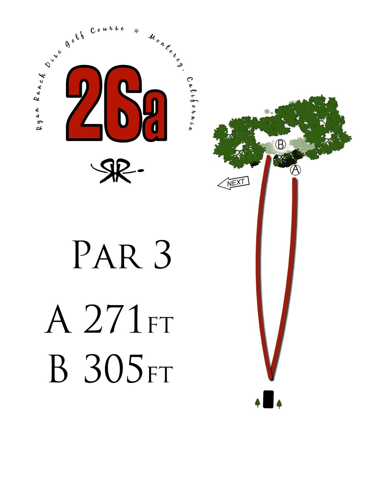 Tee sign.
