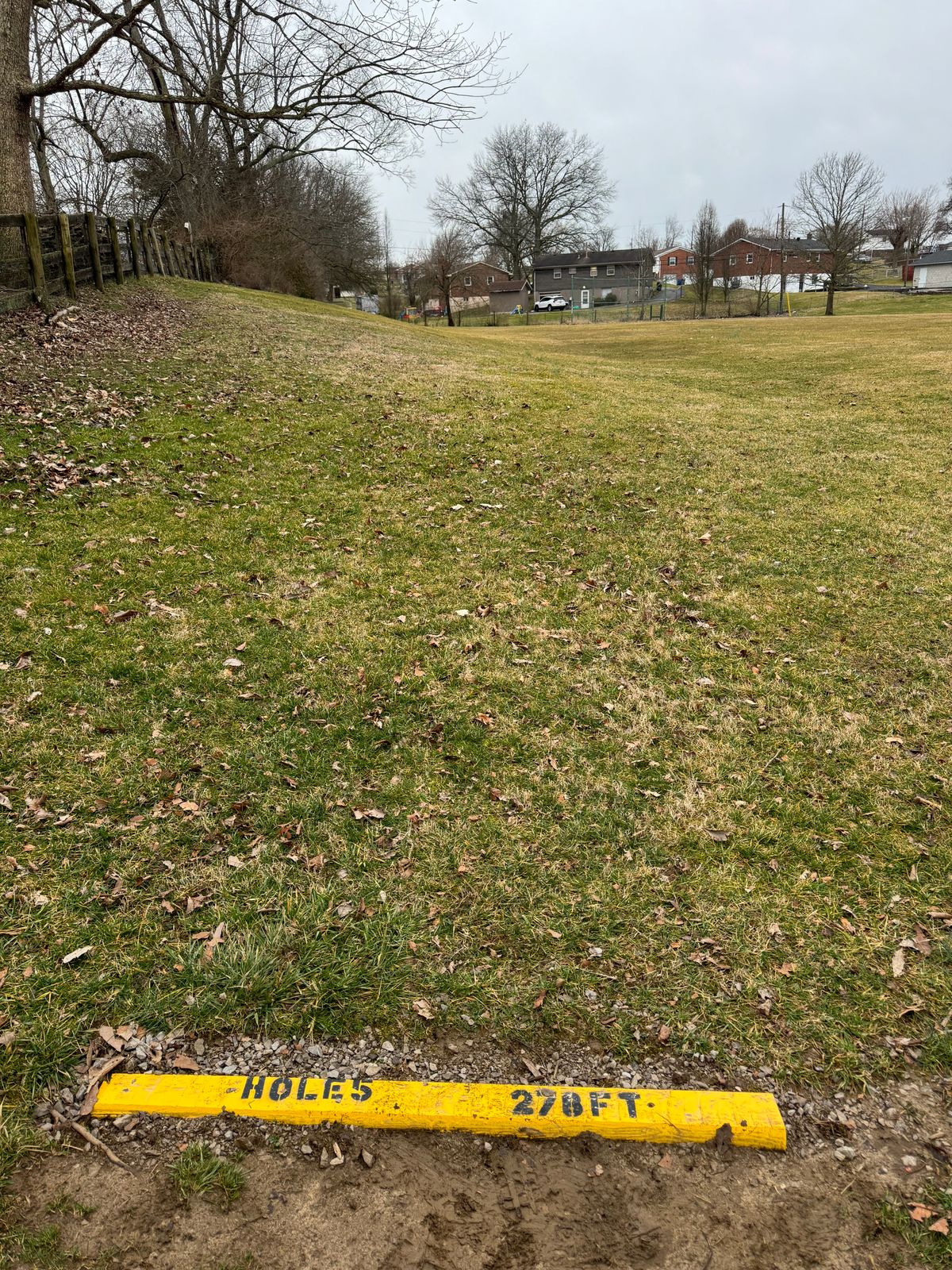 Hole 5 full approach view.