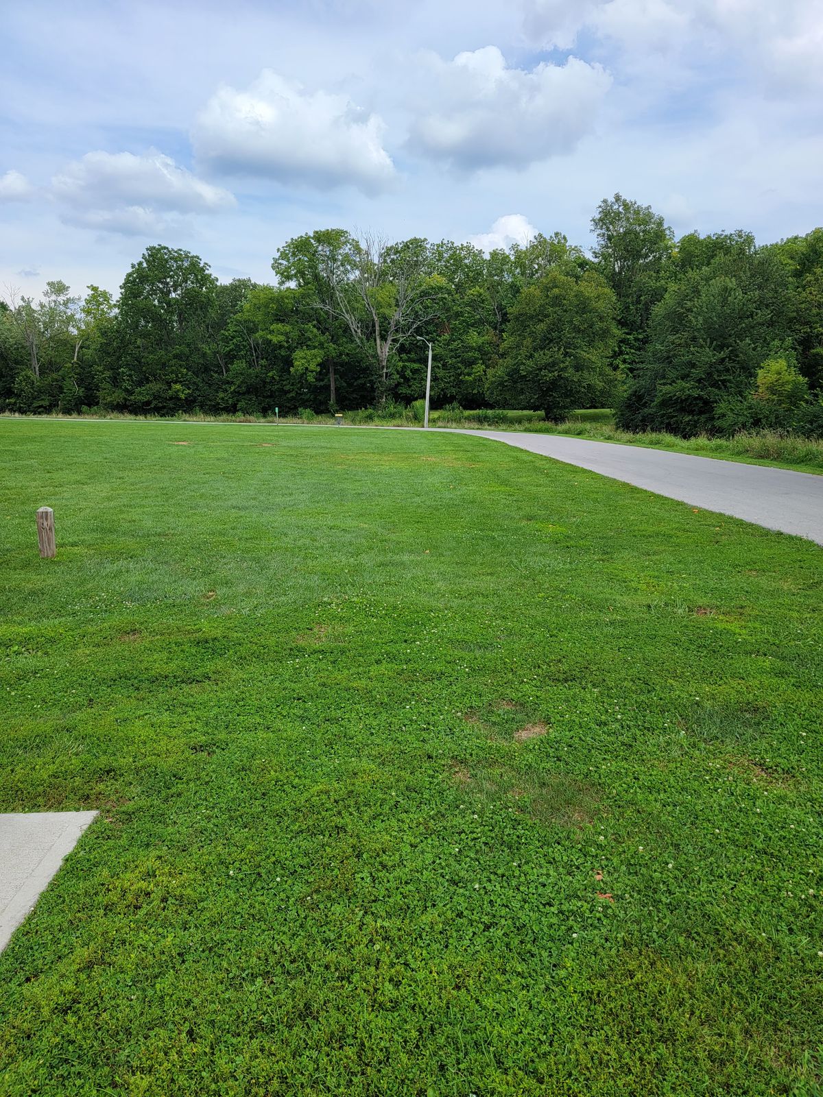 Hole 1, from the tee pad.