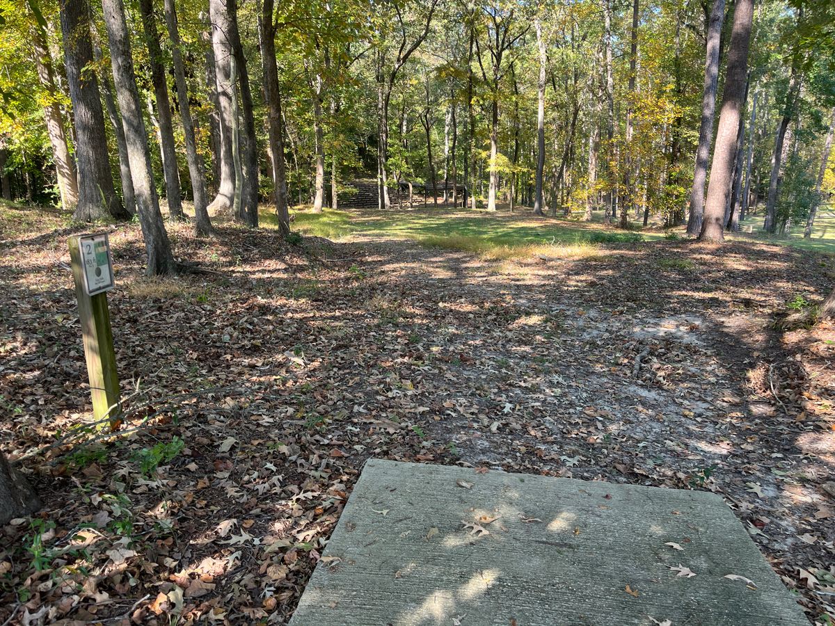 Hole 2 tee