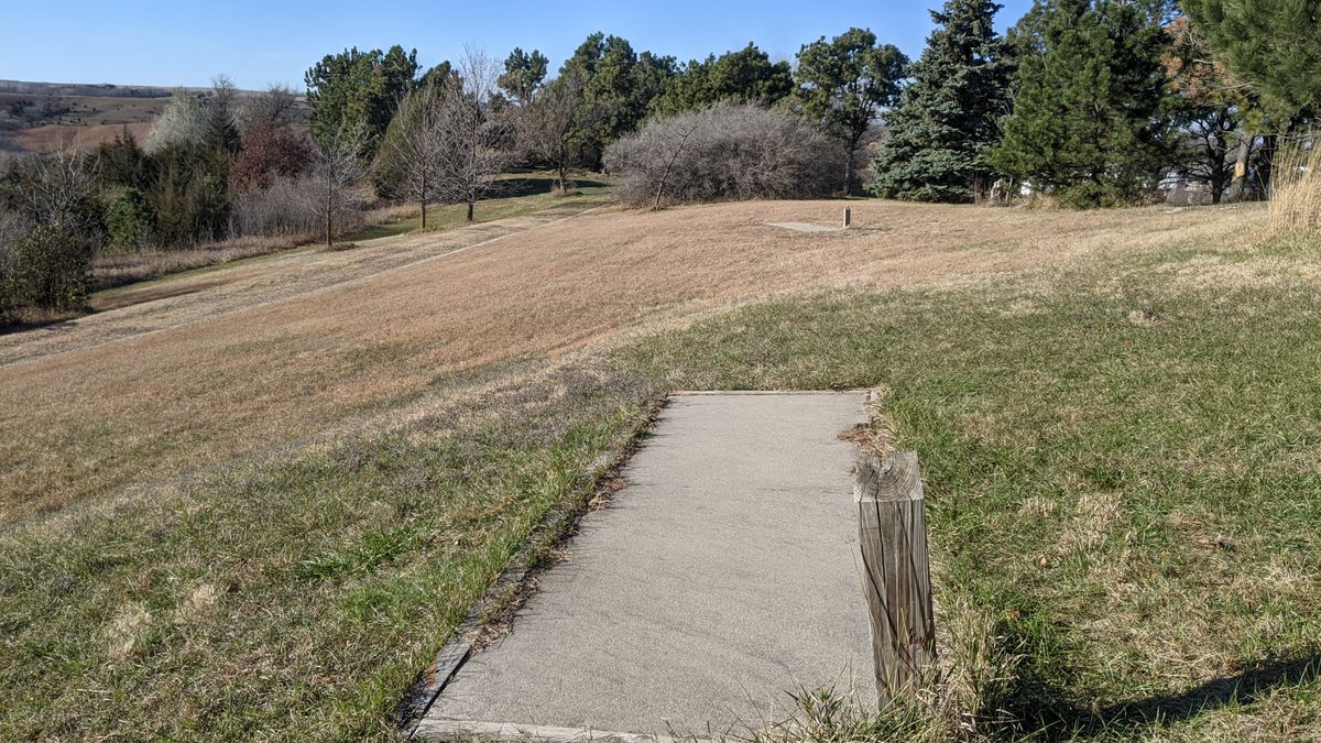 Tee #6. (two tee pads)