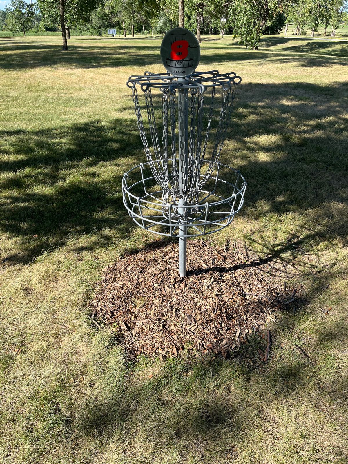 Hole 8 with mulch
