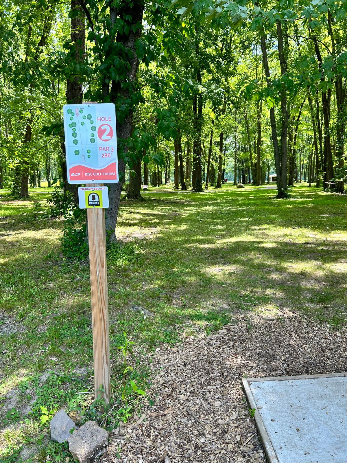 Well marked course… all beginner friendly par threes.
