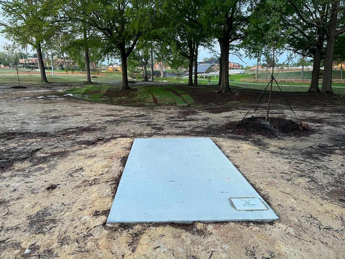 Hole 9 tee
