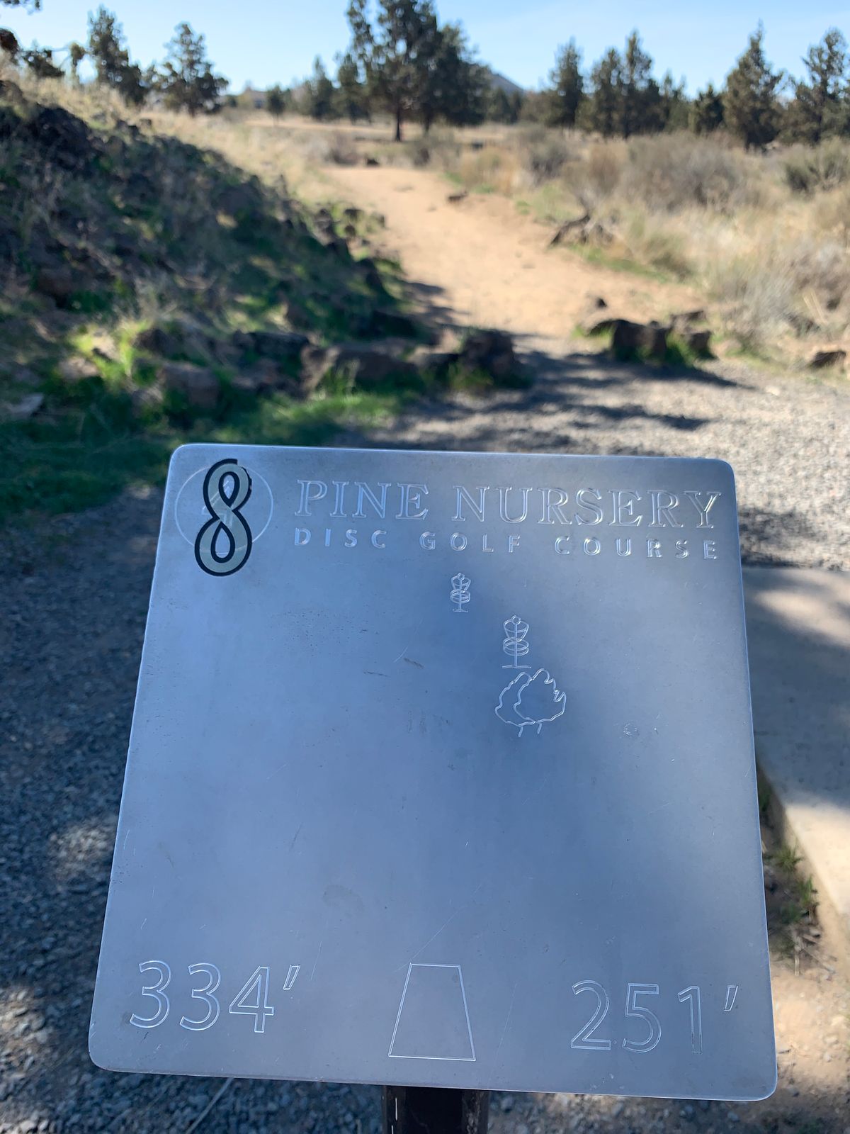 8th Tee Sign