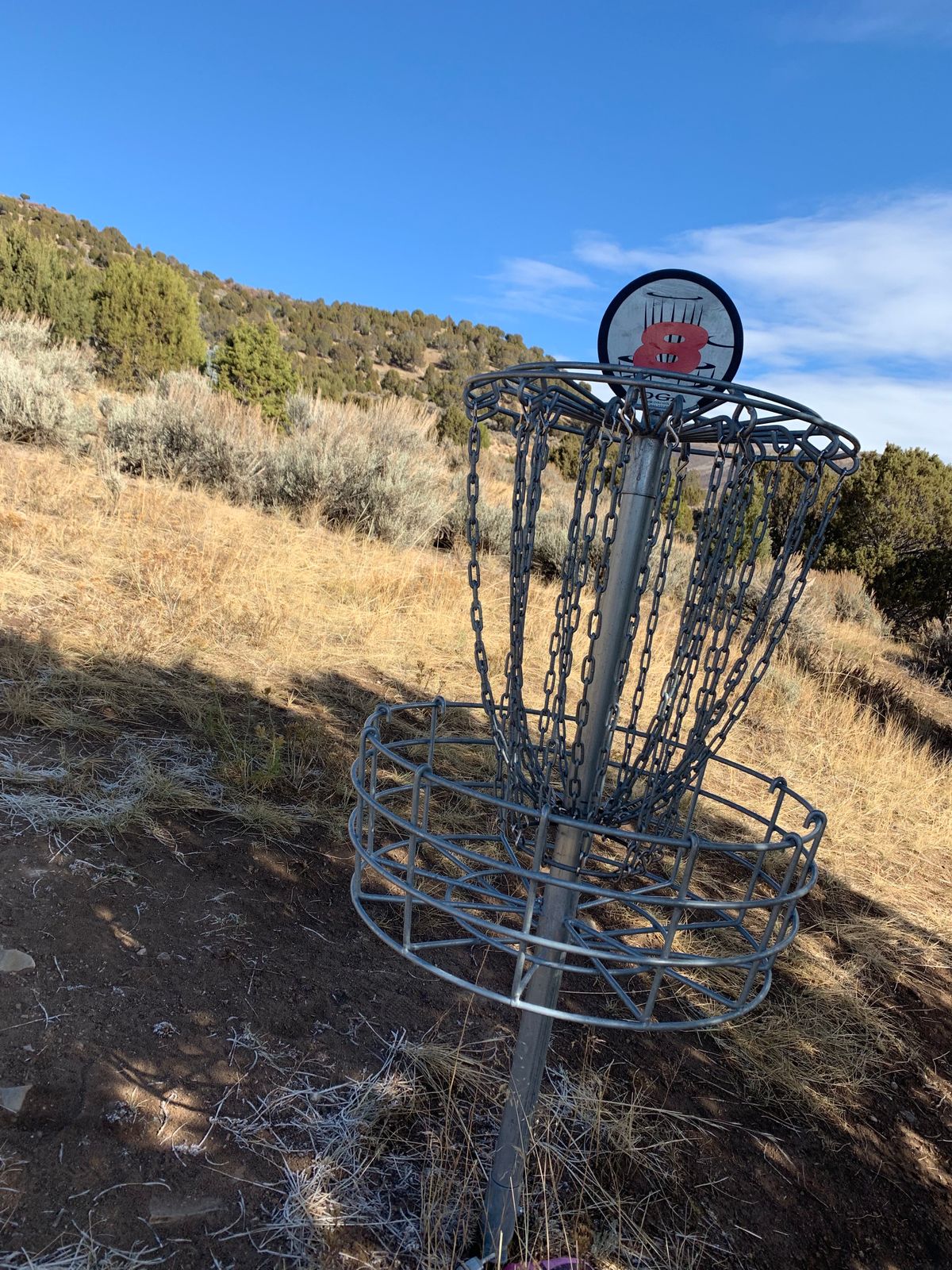 View of hole 8 pin.