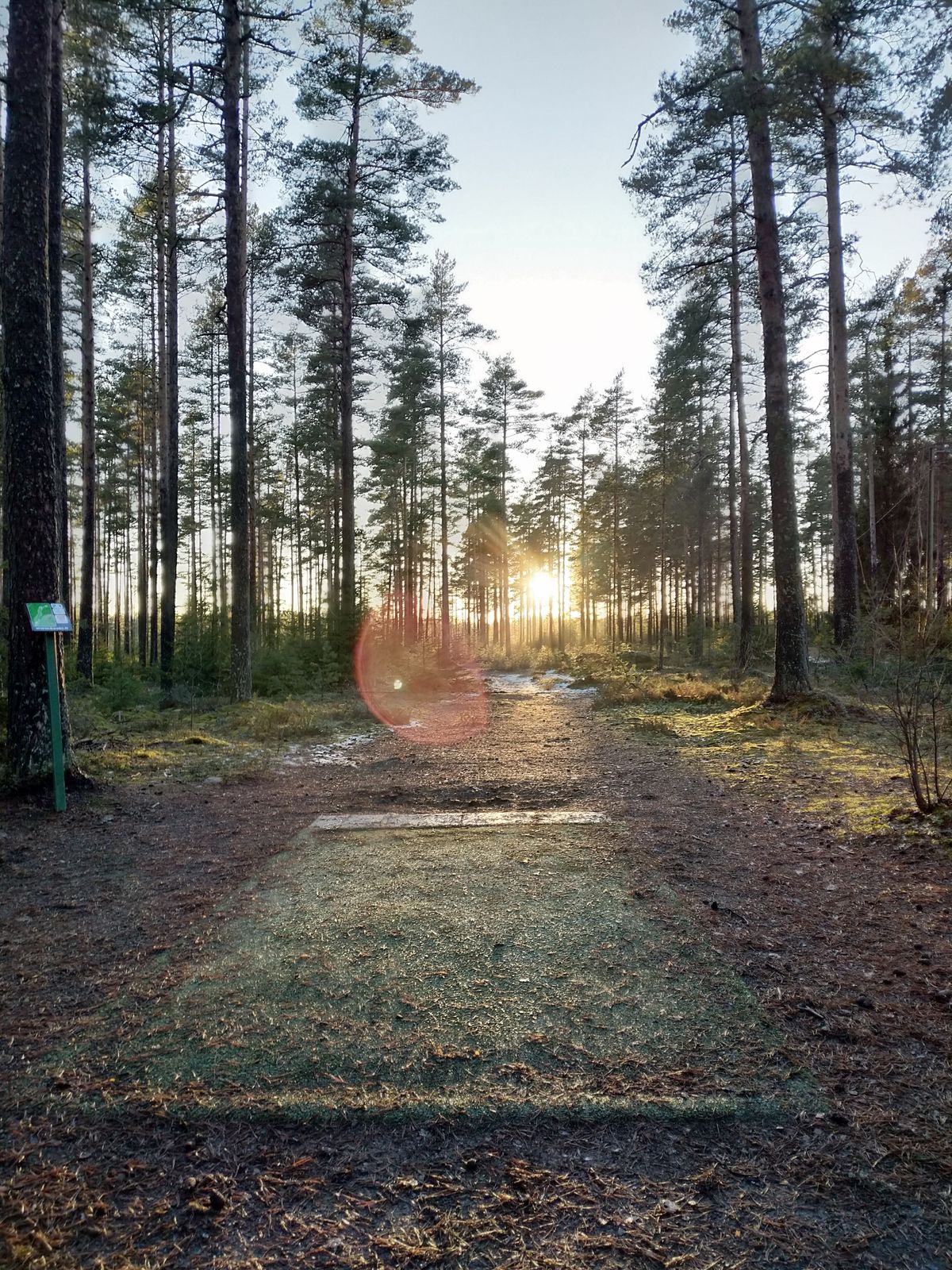 Hole 23 at sunset