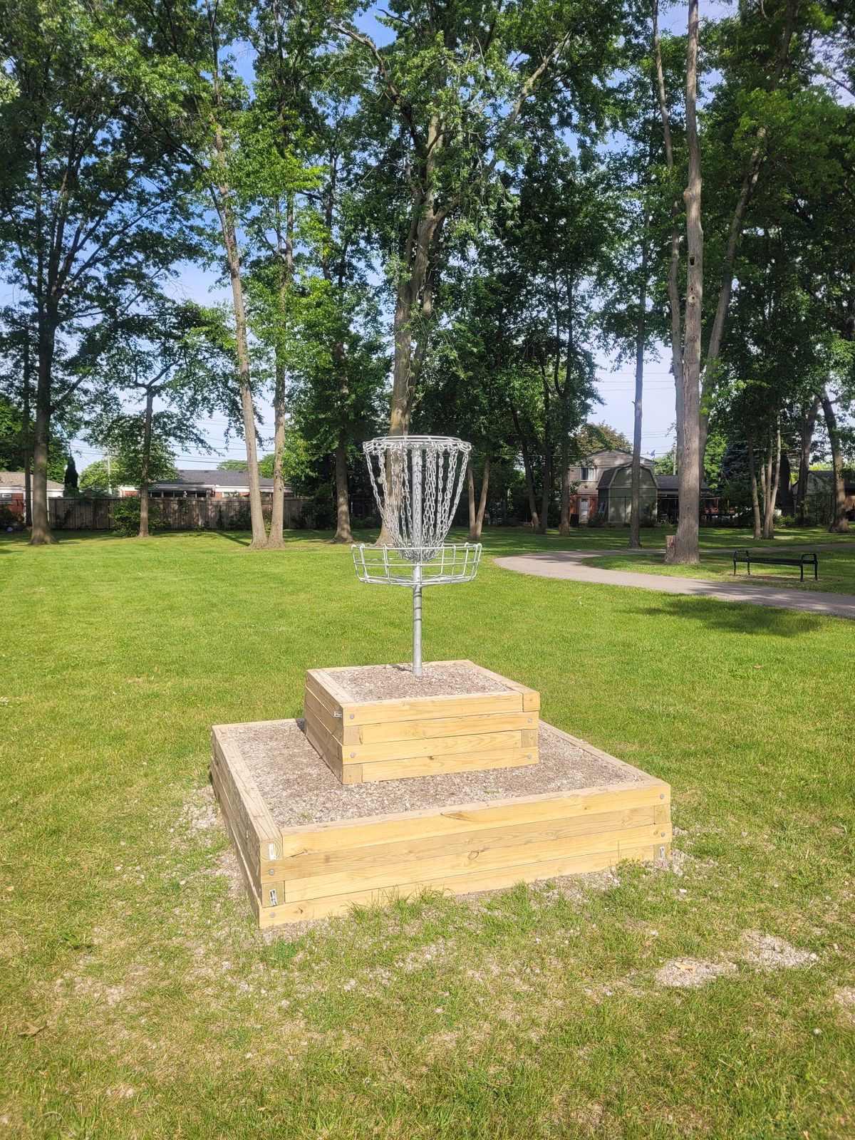 Hole 18 basket