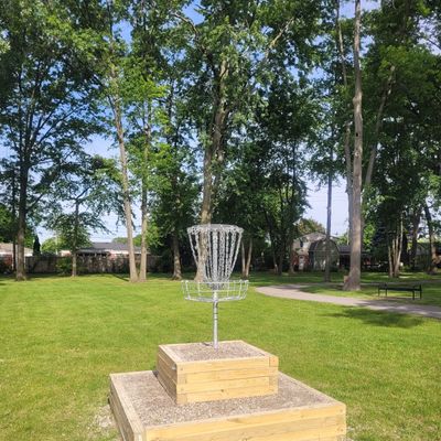 Hole 18 basket