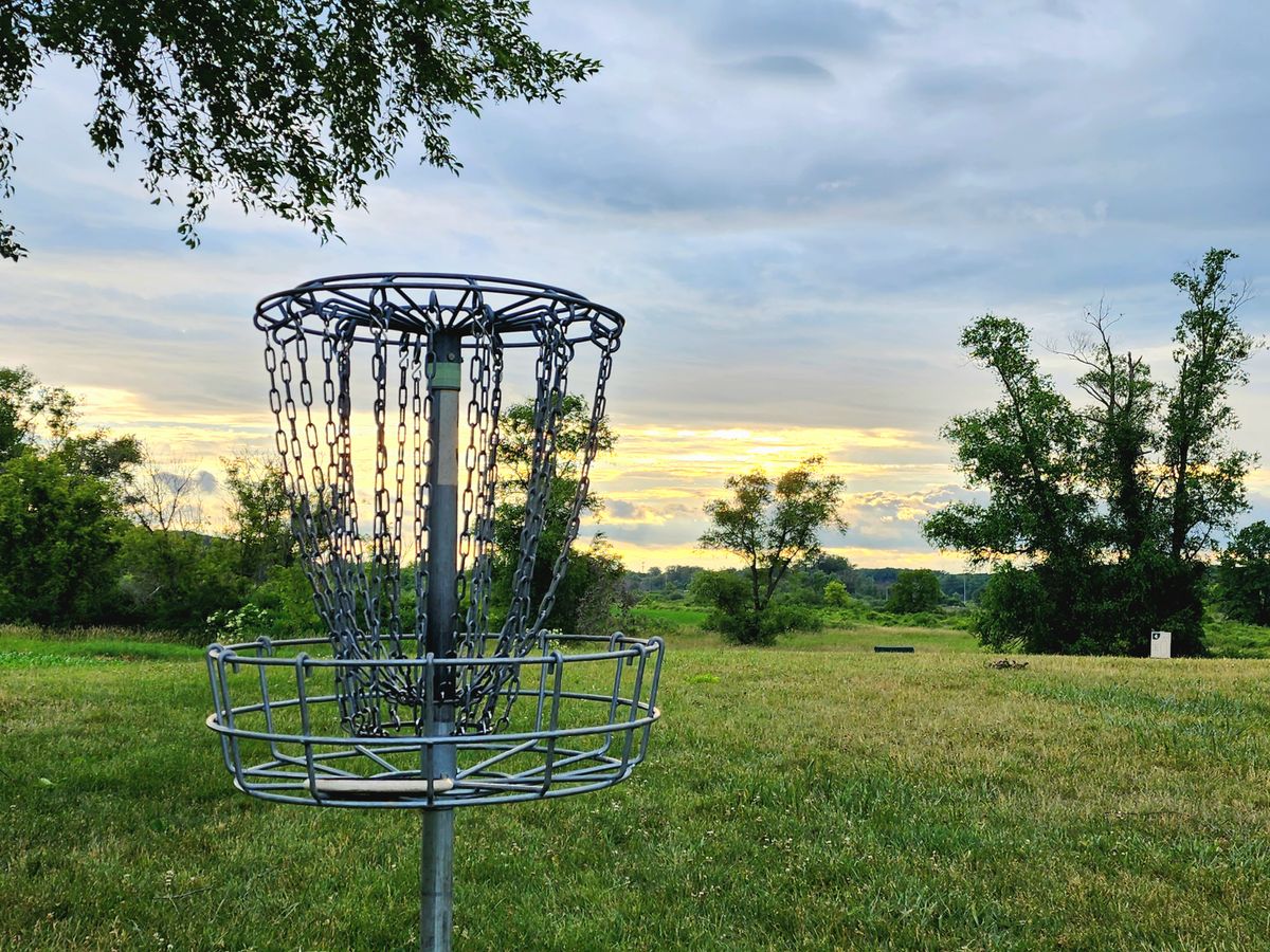 Sunset over hole 3