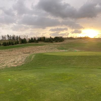 Hole 8 Red tee. Progressive drop zones if you miss the island.